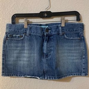 Hollister nwot 32 denim jean mini skirt 7